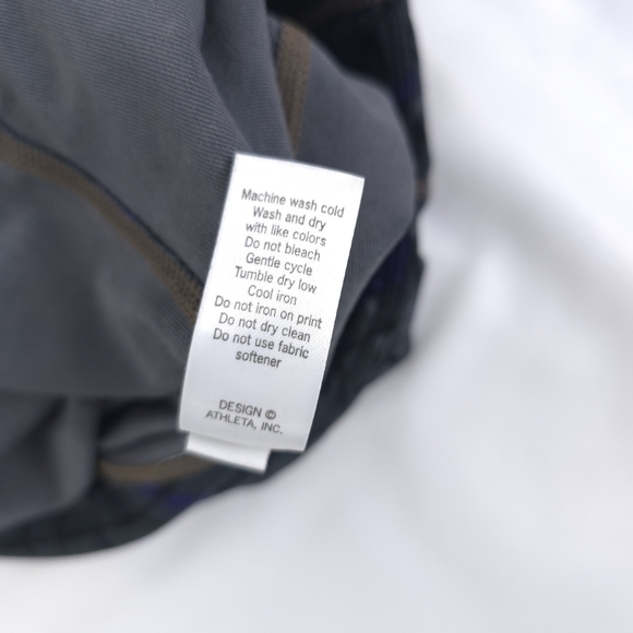 Athleta Argyle Print Cropped Pants Size M - Picture 9 of 9